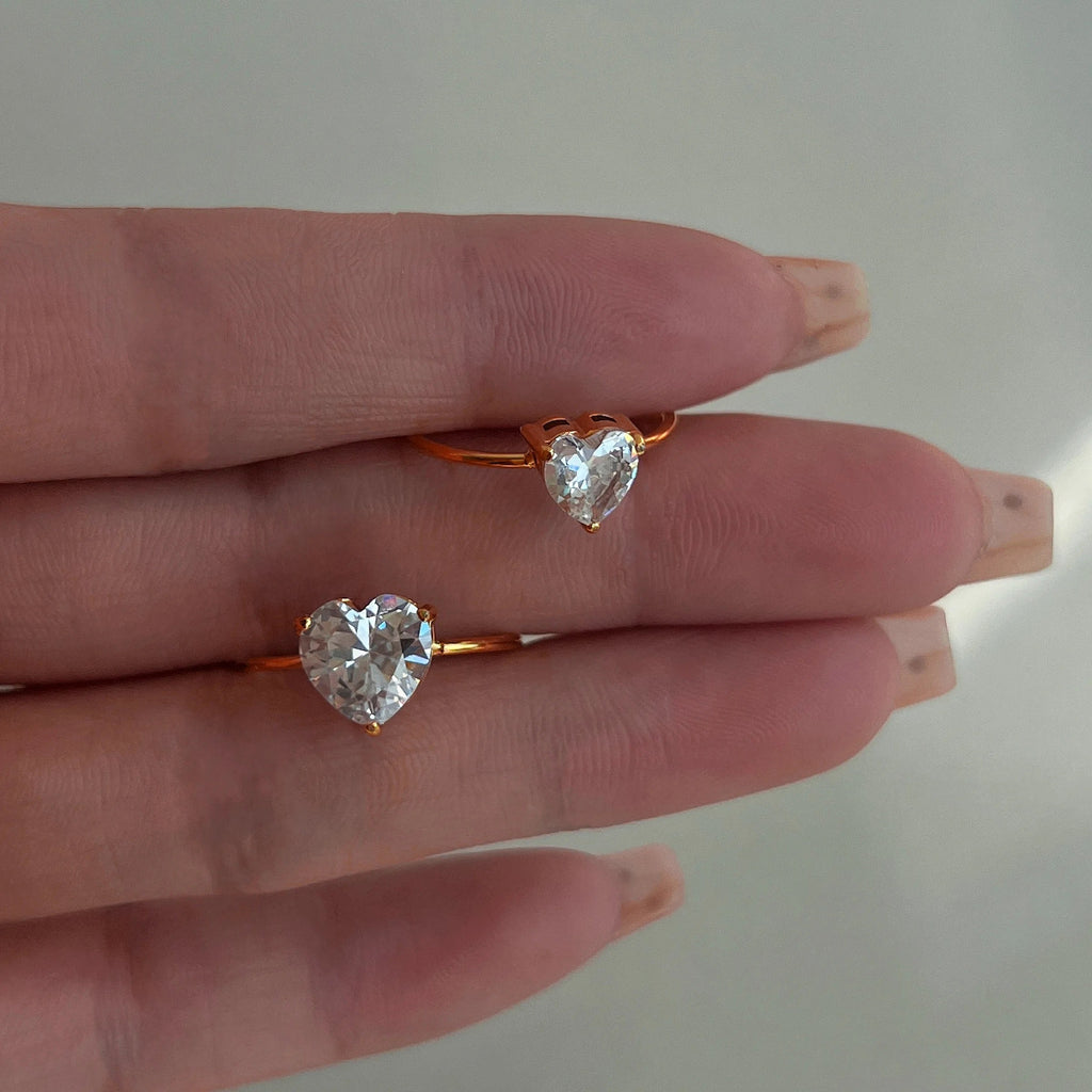 Heart rings