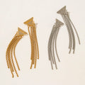 Gold y earrings