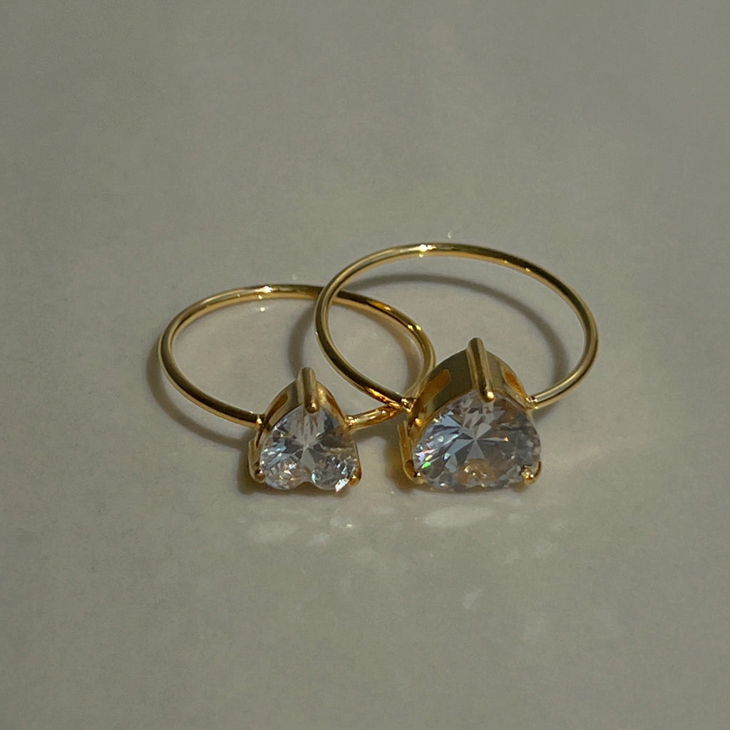 Heart rings