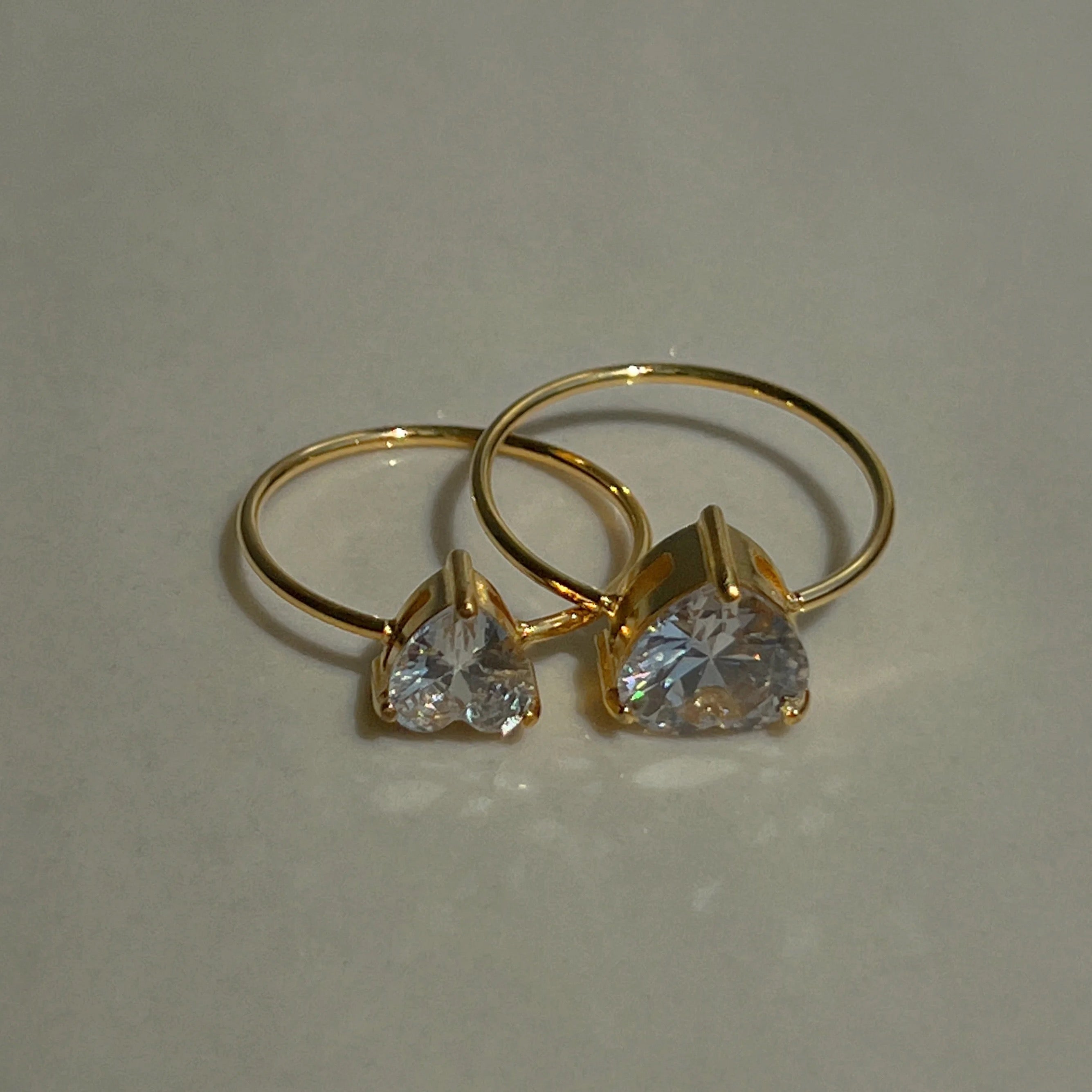 Heart rings