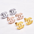 Classy cc stud EARRINGS
