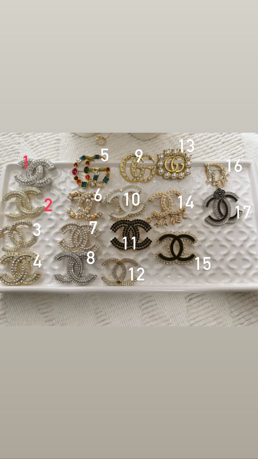 Brooch galore