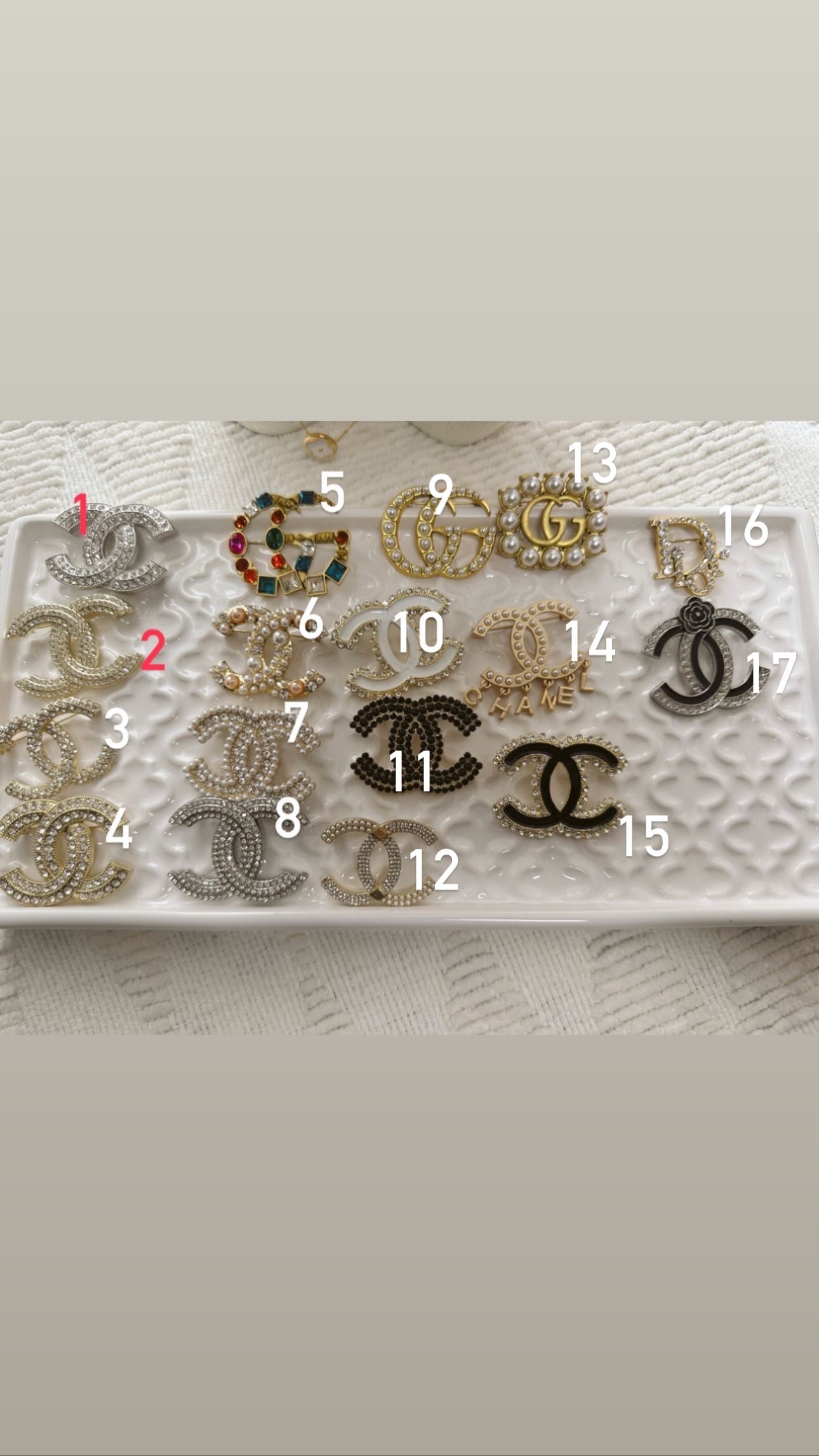 Brooch galore