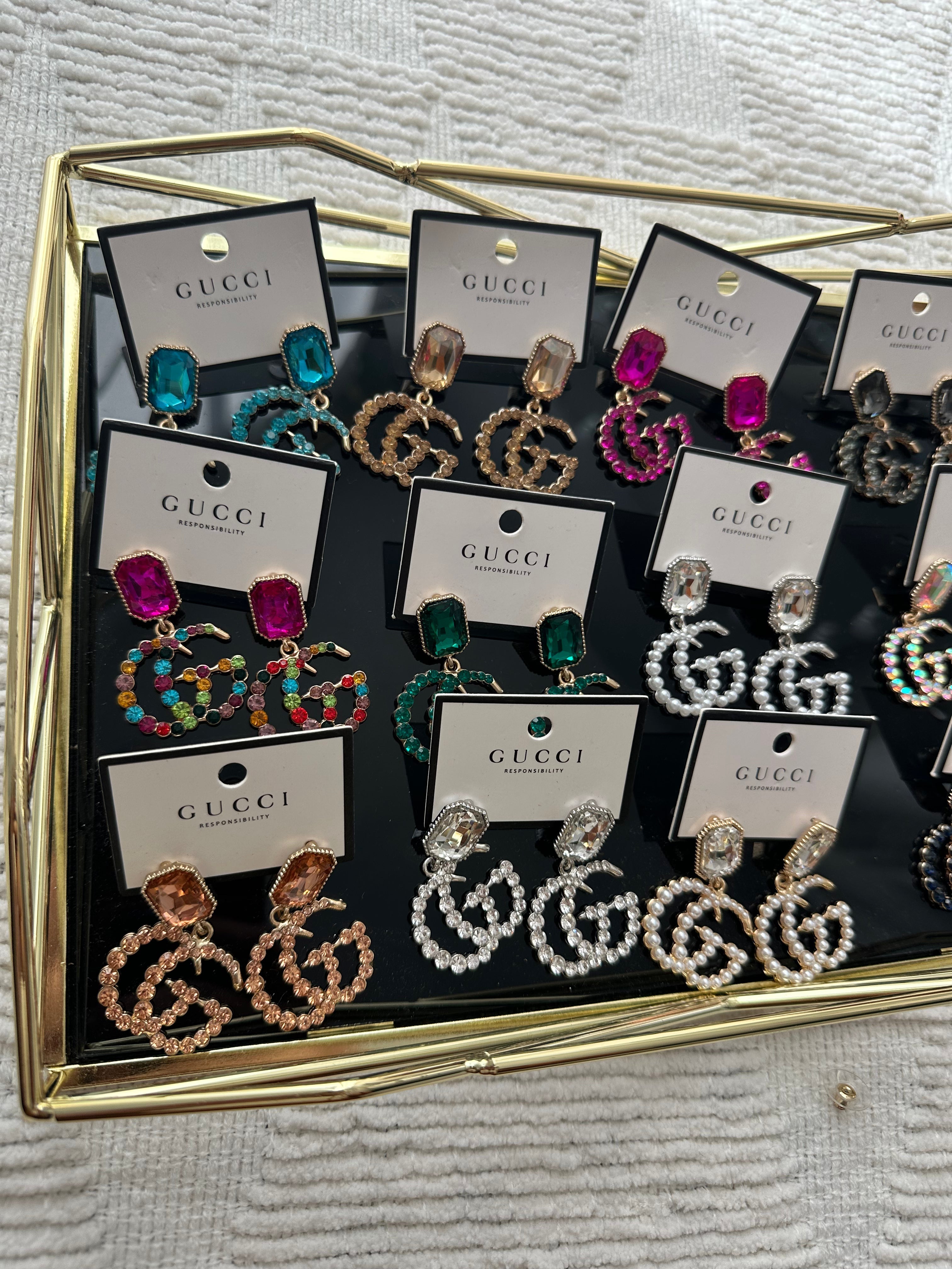Girly earrings and more colors